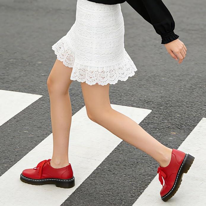 Lace-Up Loafers for Women Lug Sole Rounded Toe Oxford Shoes Business Work Office Dress Cute Non-Slip Comfortable Shoes