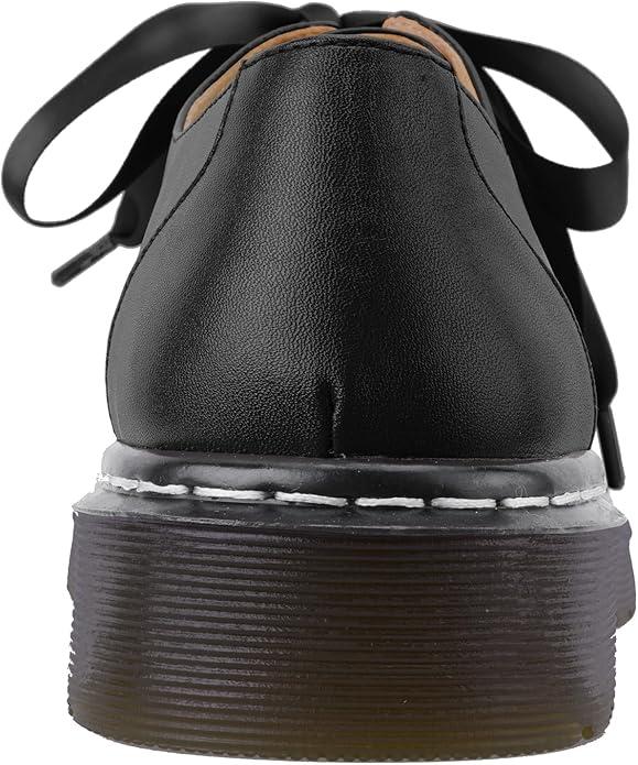 Lace-Up Loafers for Women Lug Sole Rounded Toe Oxford Shoes Business Work Office Dress Cute Non-Slip Comfortable Shoes