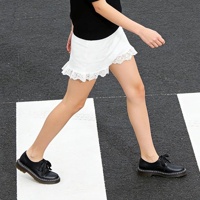 Lace-Up Loafers for Women Lug Sole Rounded Toe Oxford Shoes Business Work Office Dress Cute Non-Slip Comfortable Shoes