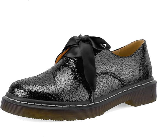 Lace-Up Loafers for Women Lug Sole Rounded Toe Oxford Shoes Business Work Office Dress Cute Non-Slip Comfortable Shoes