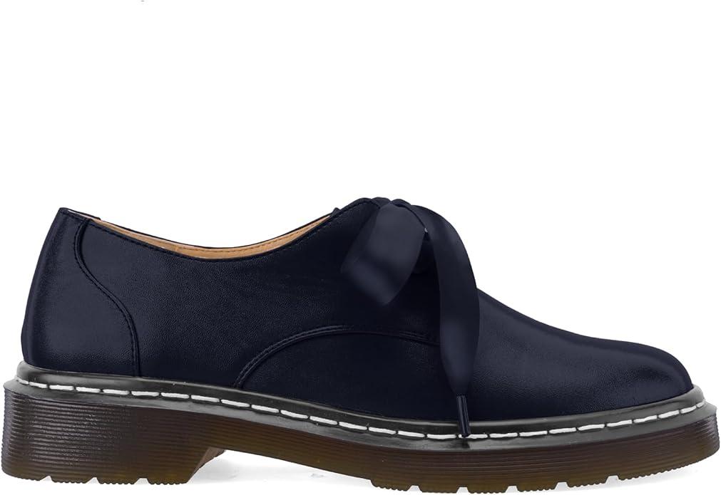 Lace-Up Loafers for Women Lug Sole Rounded Toe Oxford Shoes Business Work Office Dress Cute Non-Slip Comfortable Shoes