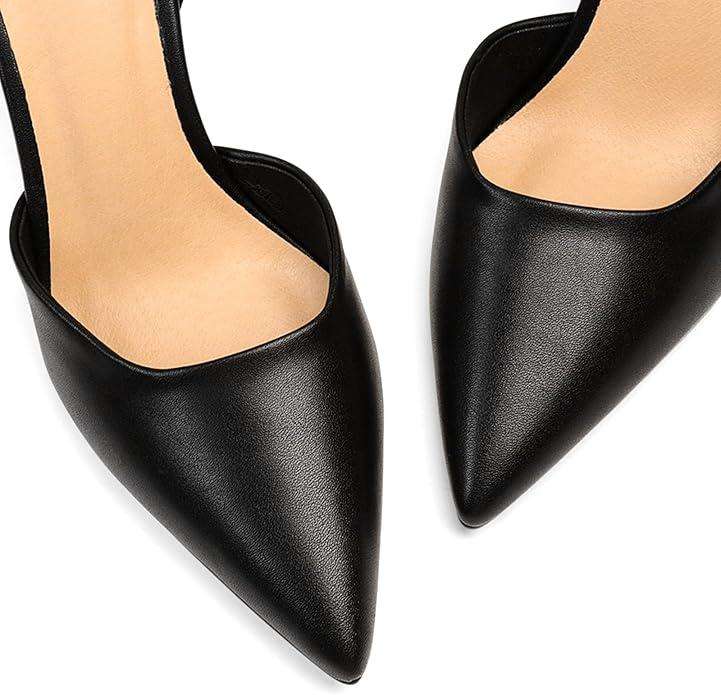 Brown Mesh Heels For Women Pointed Closed Toe Ankle Strap Wedding Party Stiletto Slingback Pumps